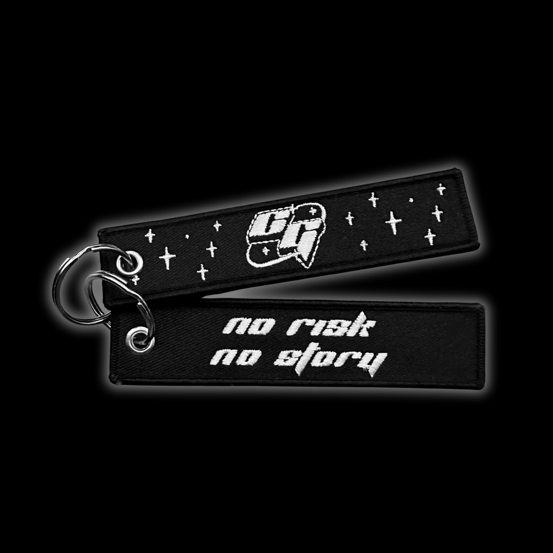 No risk No story Keychain