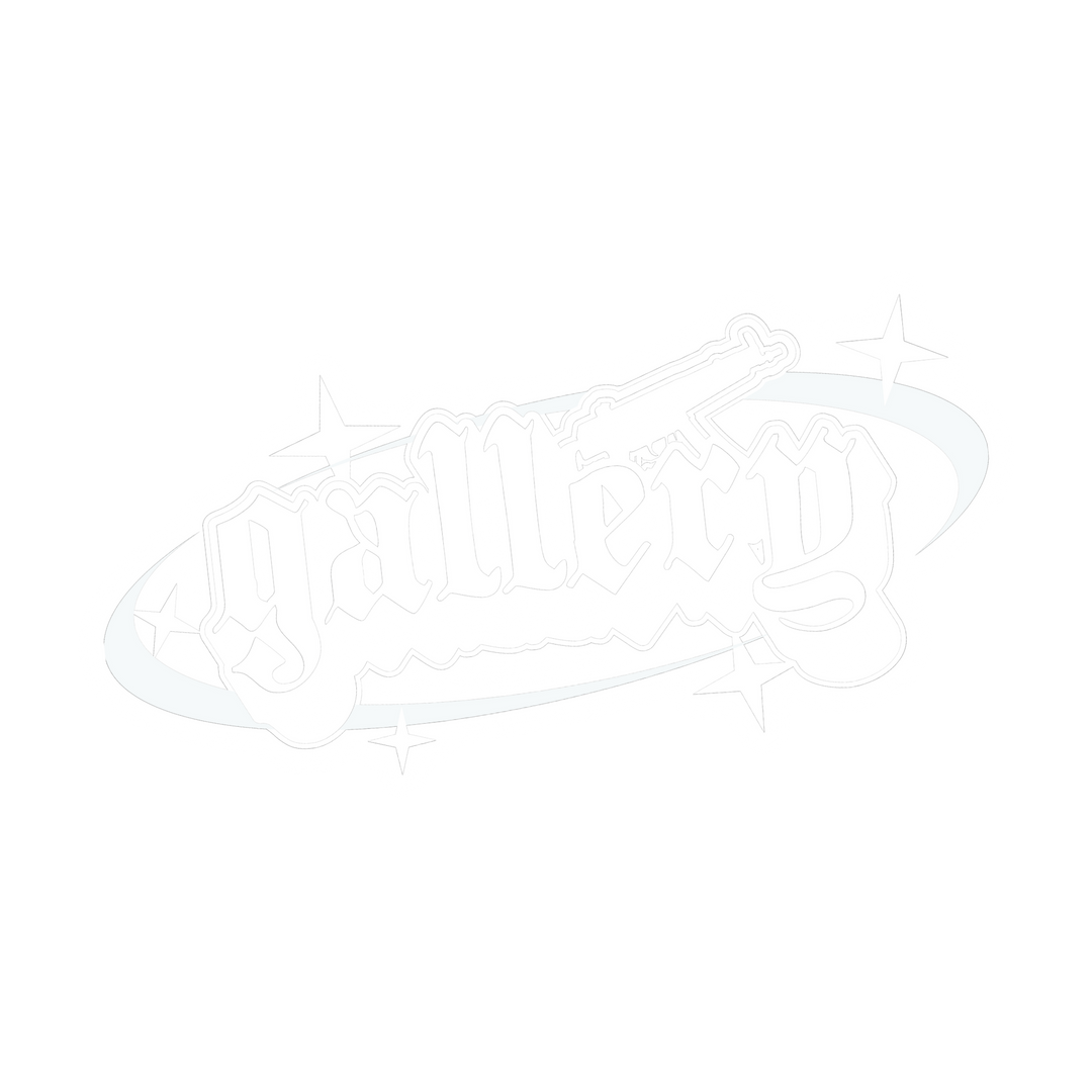 Custom car window decals and vinyl car stickers for vehicles. Gun "Gallery" logo, on black background