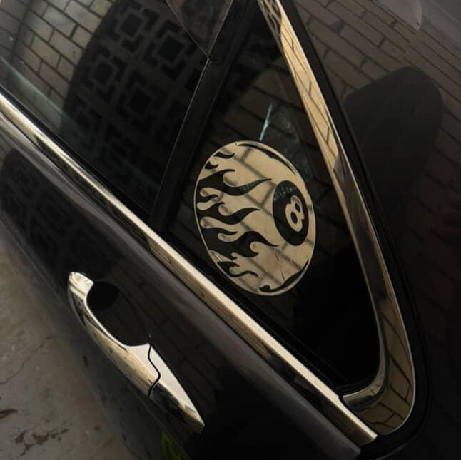 8Ball Car Sticker