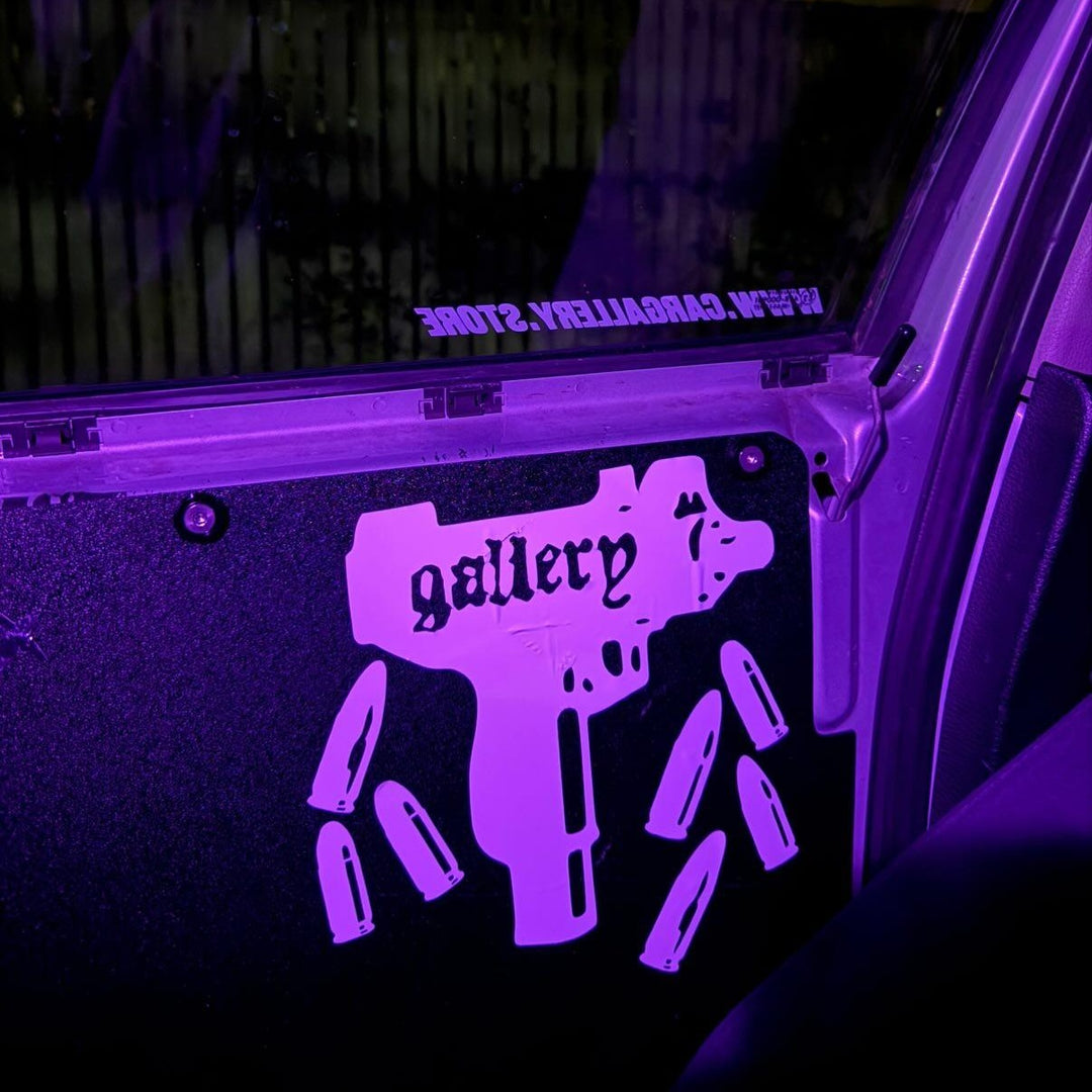 Uzi Car Sticker