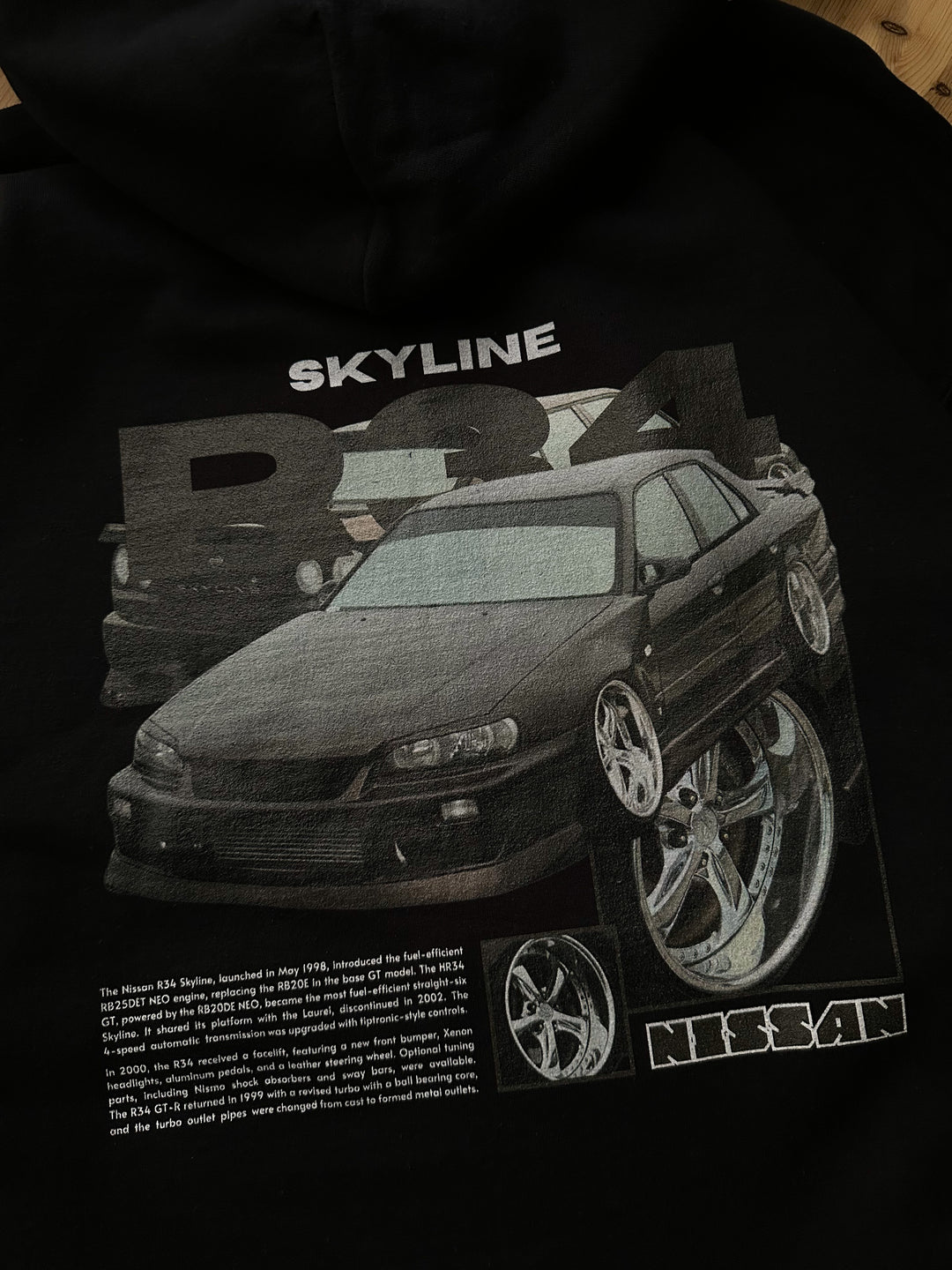 Skyline R34 hoodie